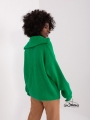Megztinis su užtrauktuku, žalias